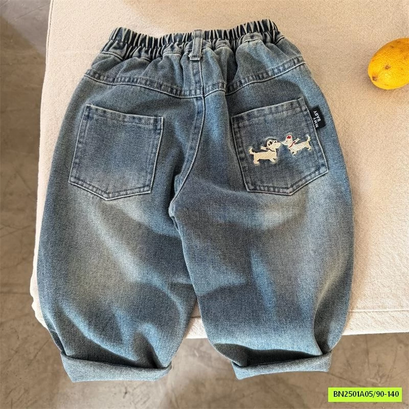 JEANS BAGGY THÊU CÚN 70275 MMY