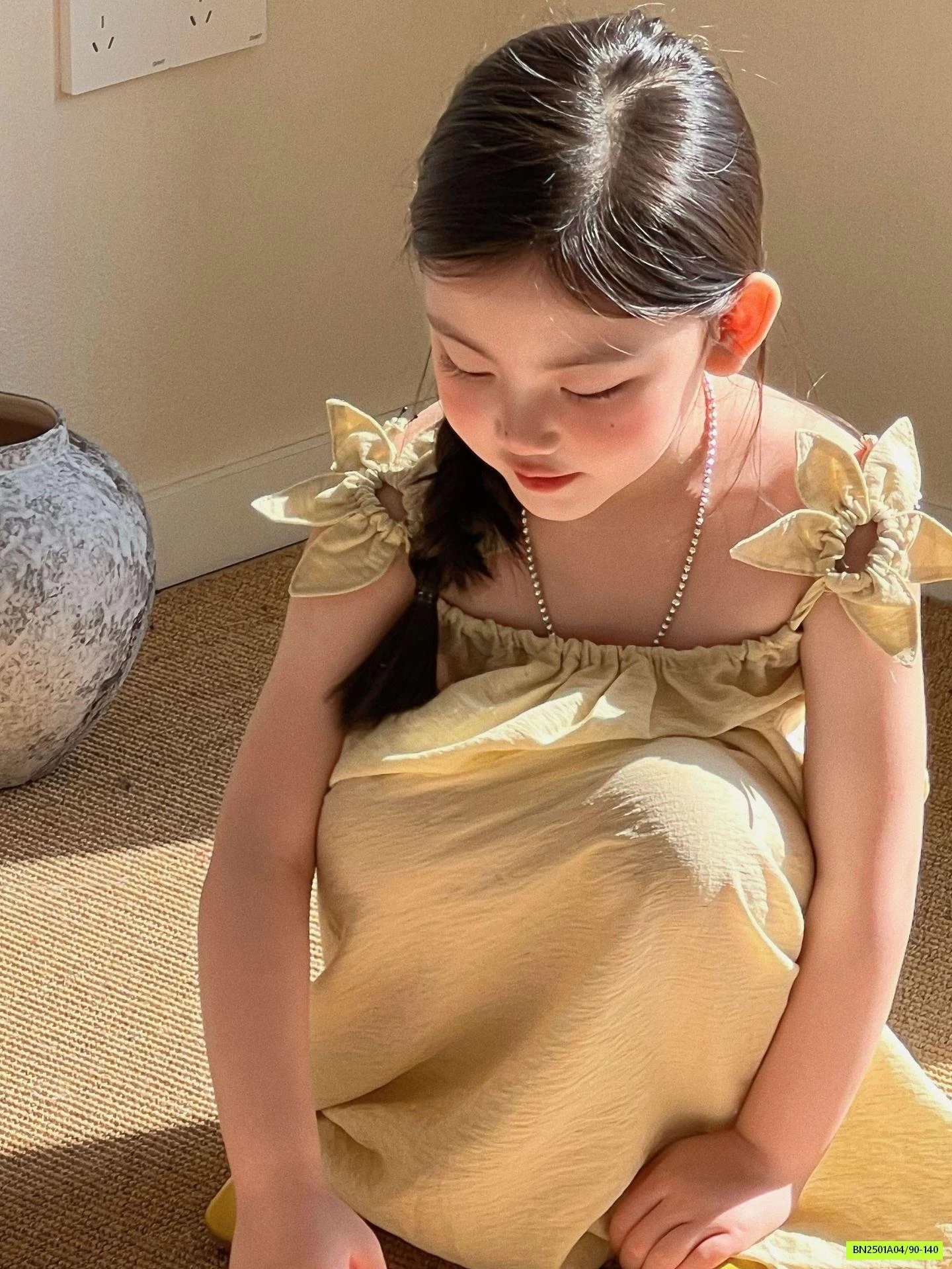 ĐẦM HOA 2 DÂY QUAI HOA