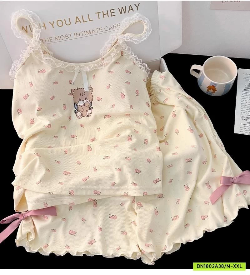 BỘ NGỦ HOA NHÍ 2 DÂY