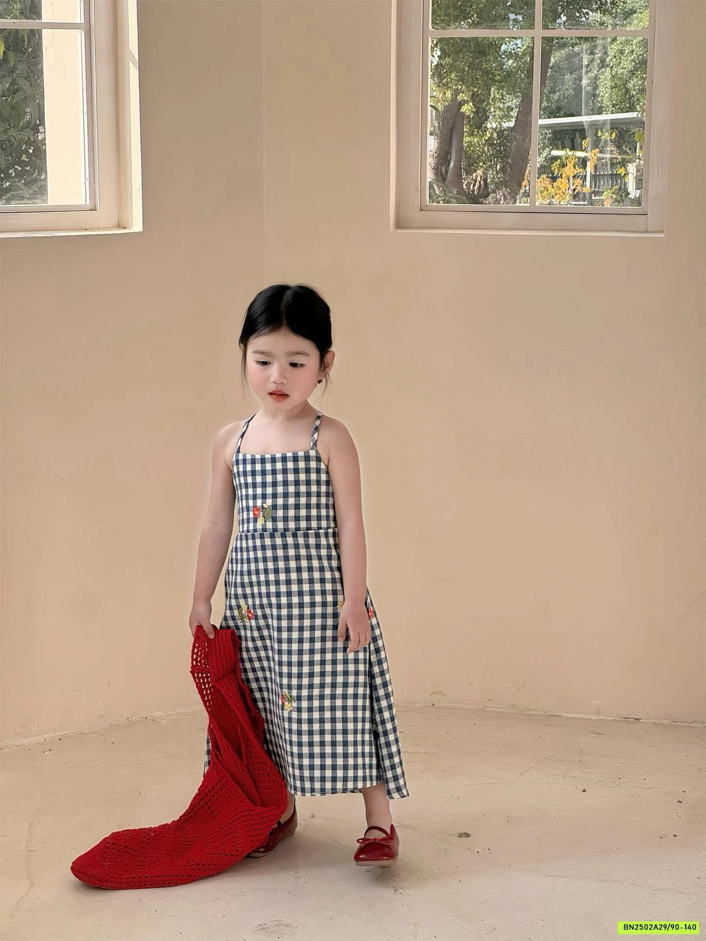 ĐẦM 2 DÂY CỔ YẾM HỞ LƯNG