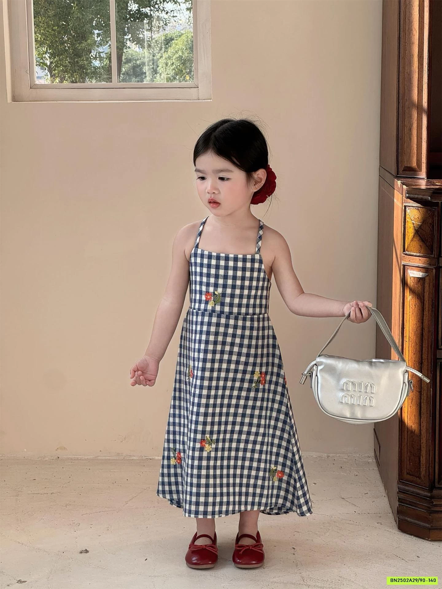 ĐẦM 2 DÂY CỔ YẾM HỞ LƯNG