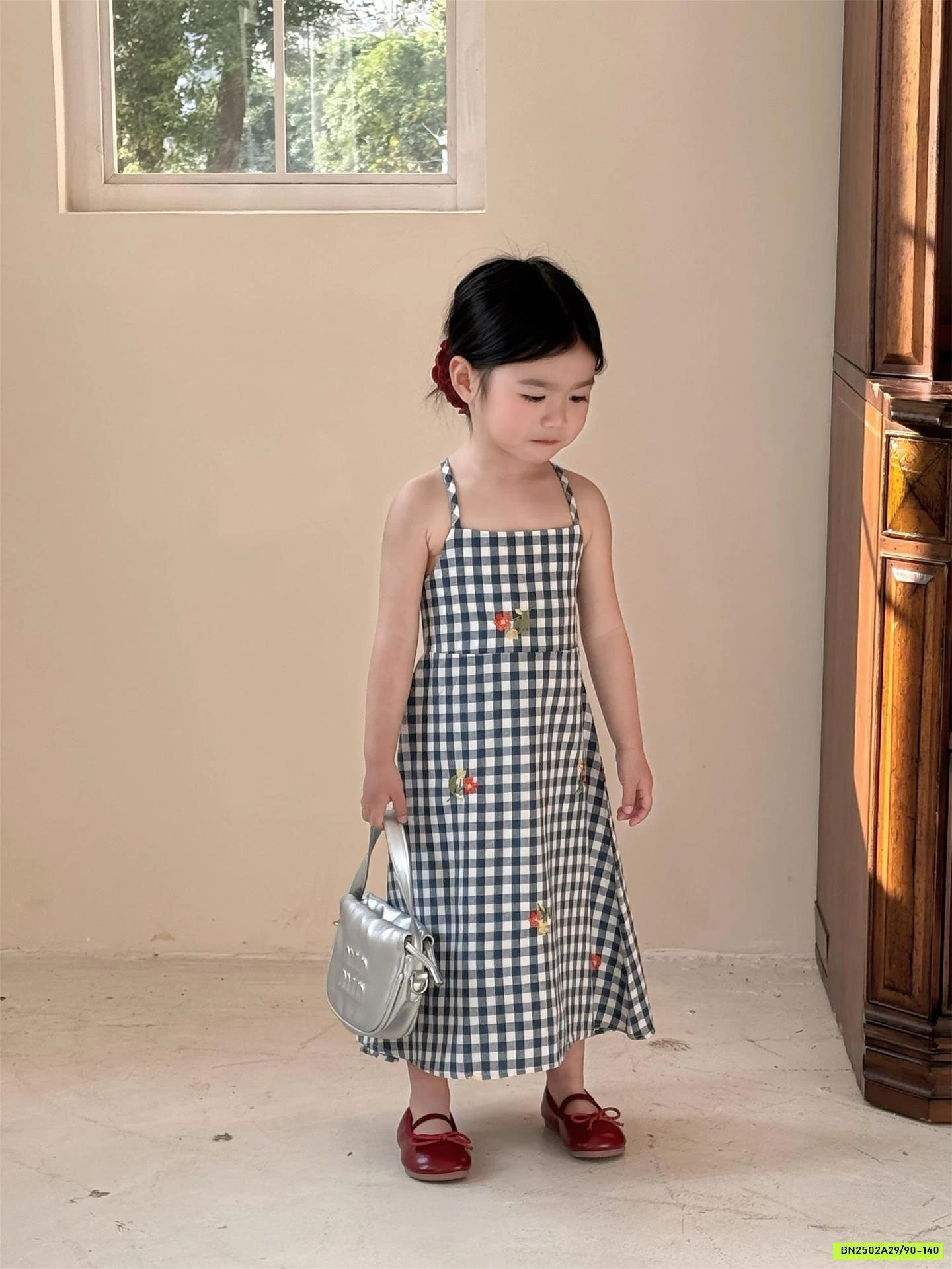 ĐẦM 2 DÂY CỔ YẾM HỞ LƯNG