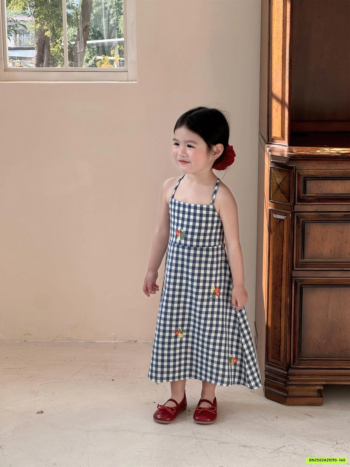 ĐẦM 2 DÂY CỔ YẾM HỞ LƯNG