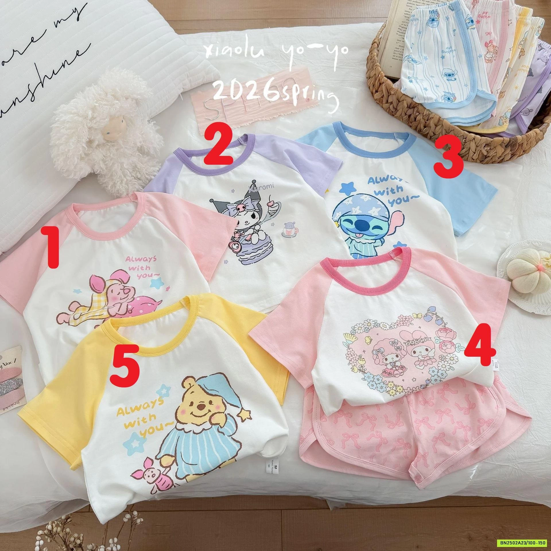 BỘ MẶC NHÀ HOẠT HÌNH DISNEY