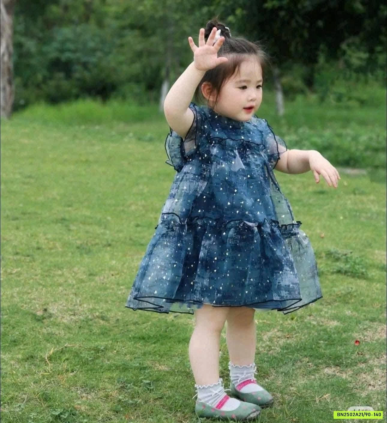 ĐẦM VOAN XANH CÁNH TIÊN PREMIUM