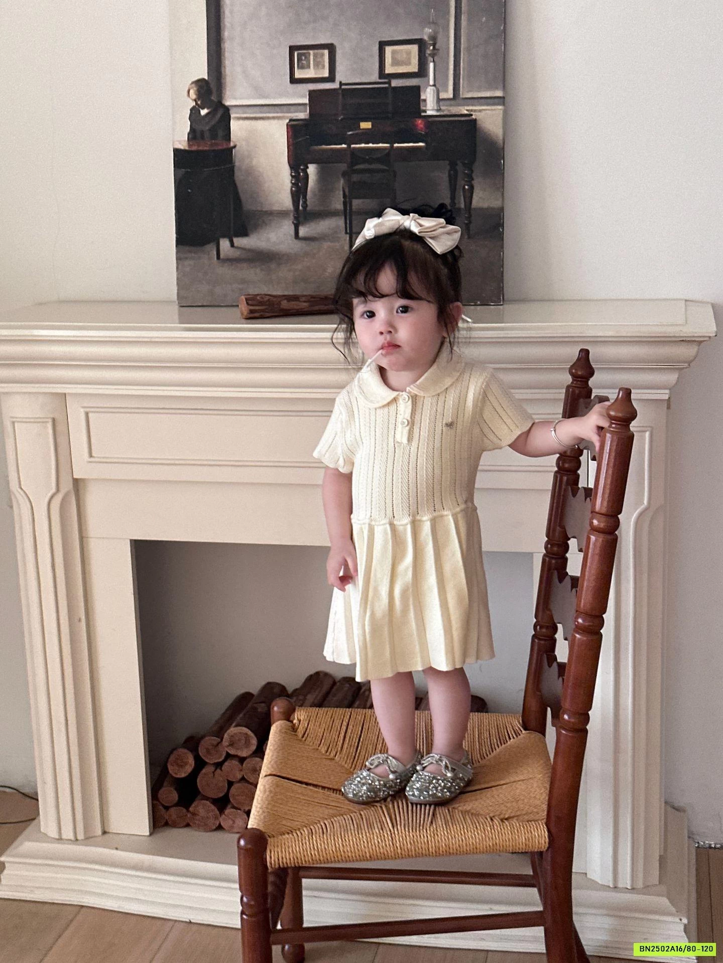 ĐẦM LEN DỆT CỔ POLO