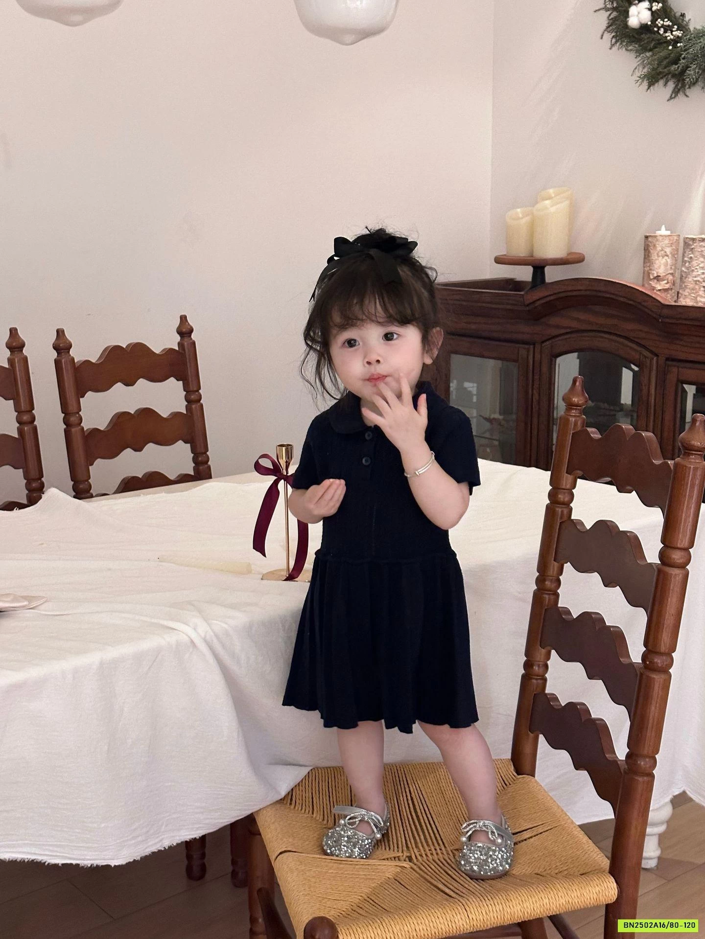 ĐẦM LEN DỆT CỔ POLO