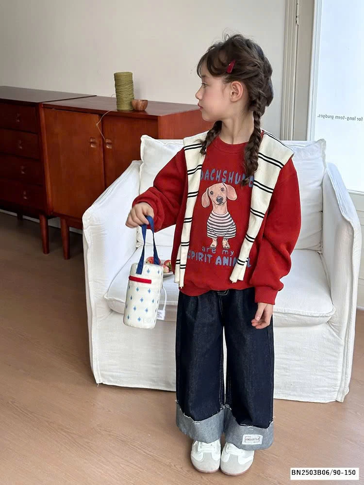 QUẦN JEAN XANH ĐẬM GẤP GẤ AMBB 25A008