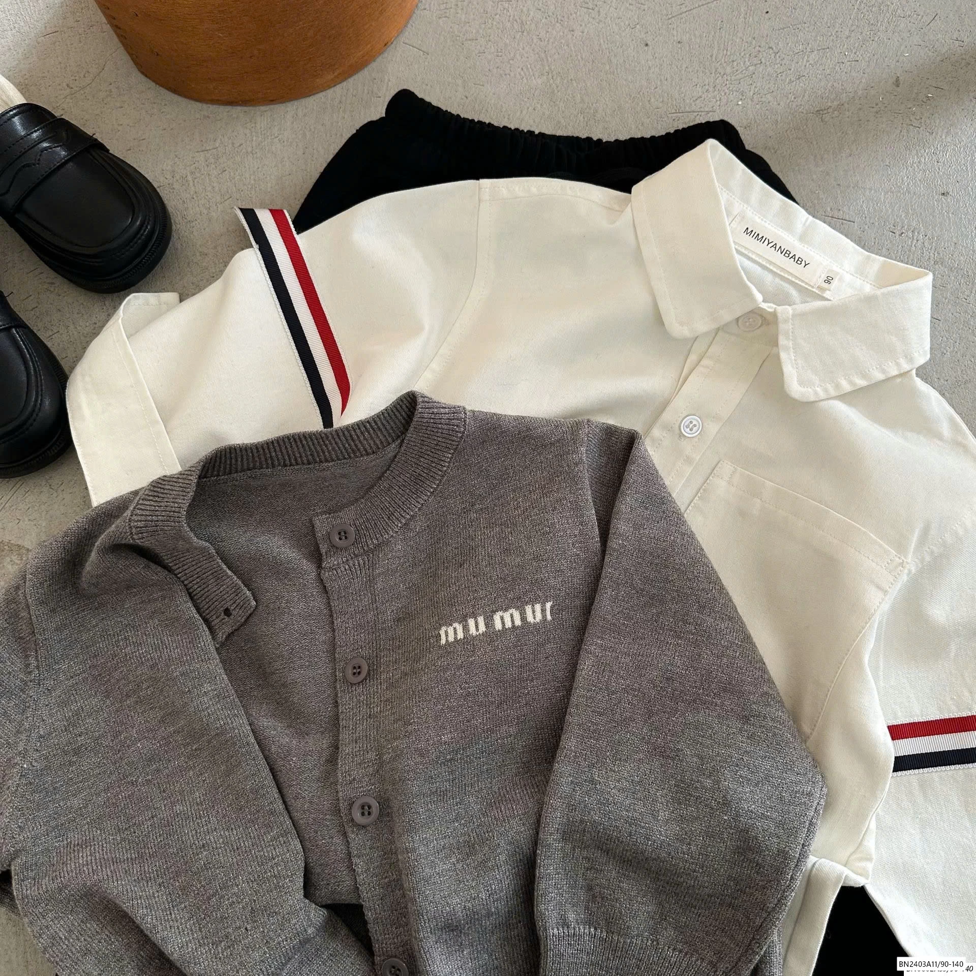 SƠ MI DÀI TAY 2 SỌC MMY