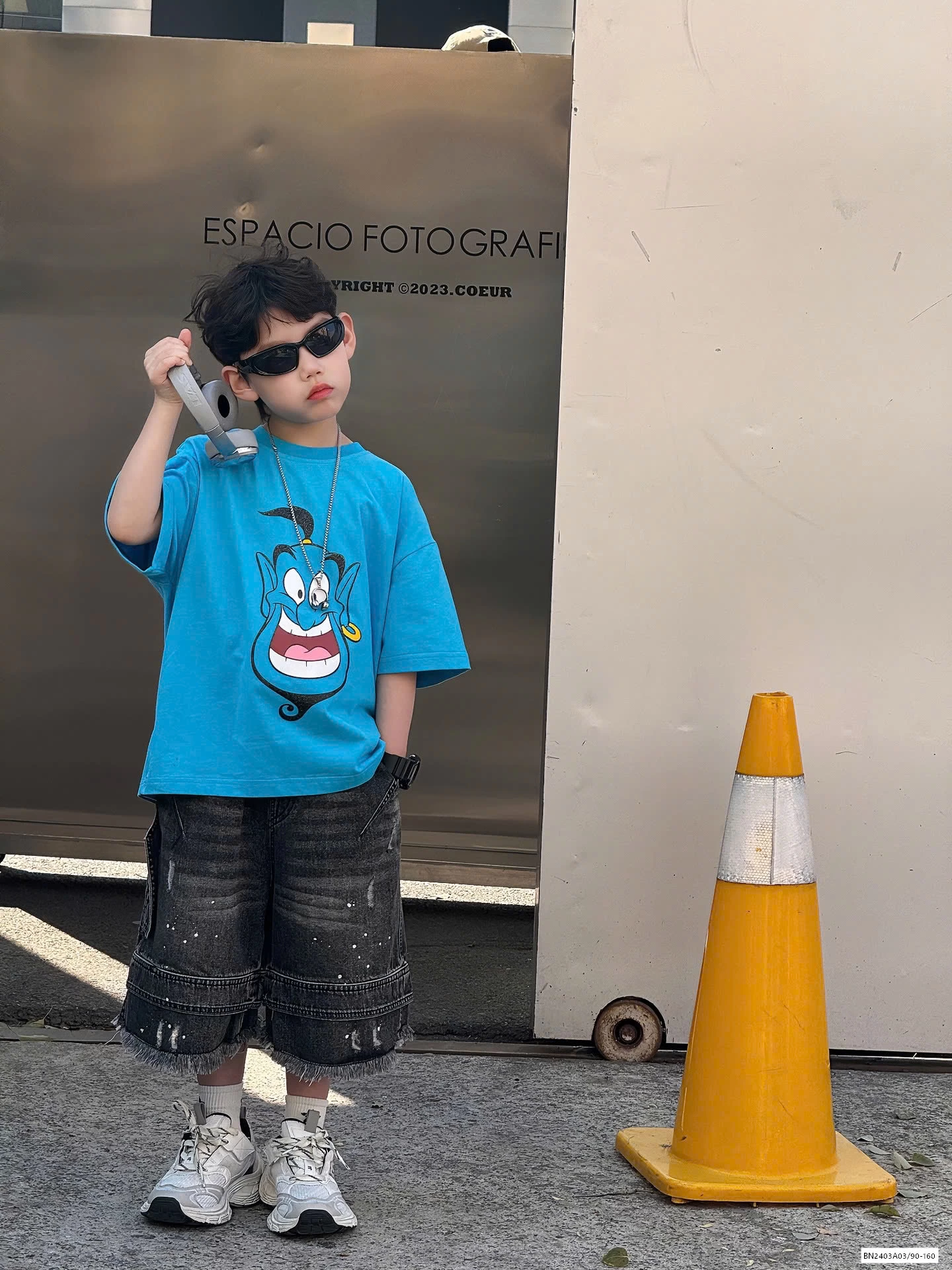 ÁO XANH ALADIN MIX SHORT VẢY SƠN