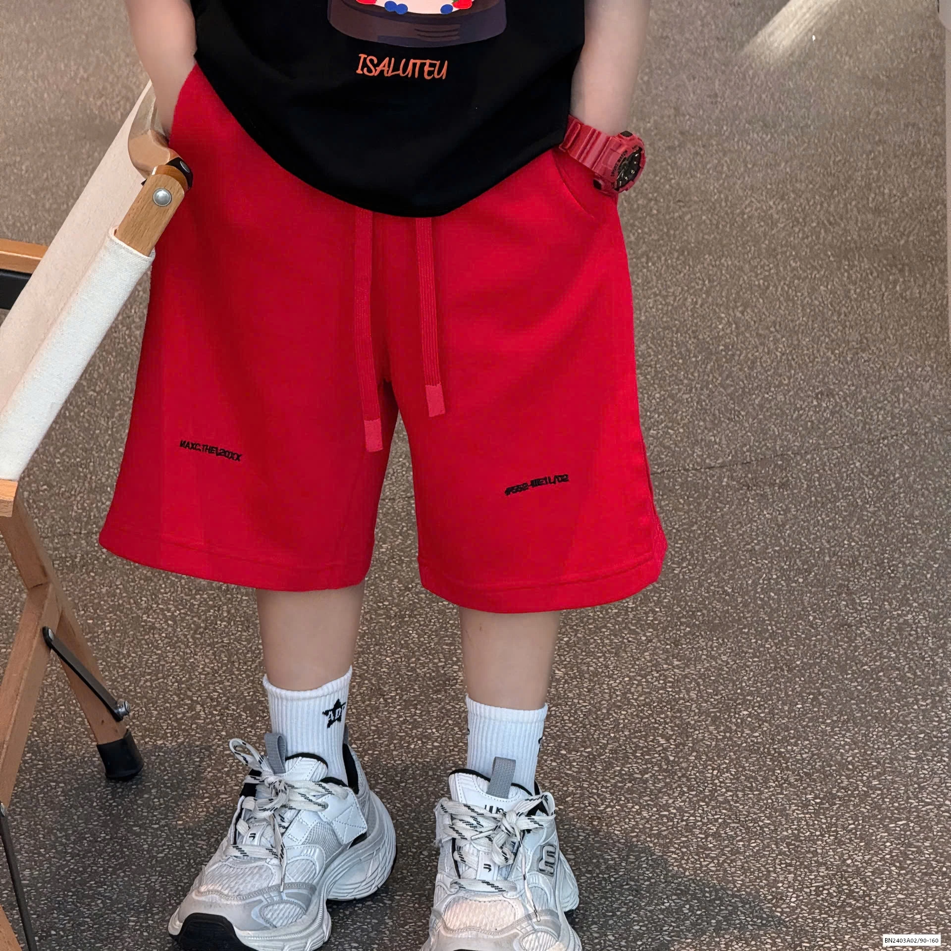 ÁO BÁNH SN MIX SHORT ĐỎ