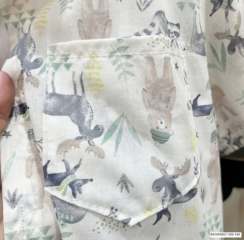 ÁO SƠ MI HỌA TIẾT ĐI BIỂN KACADY