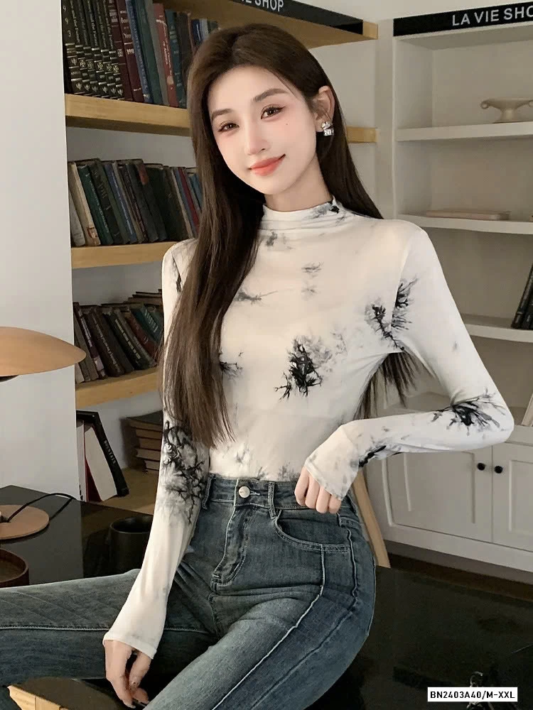 ÁO THUN LOANG CAO CỔ