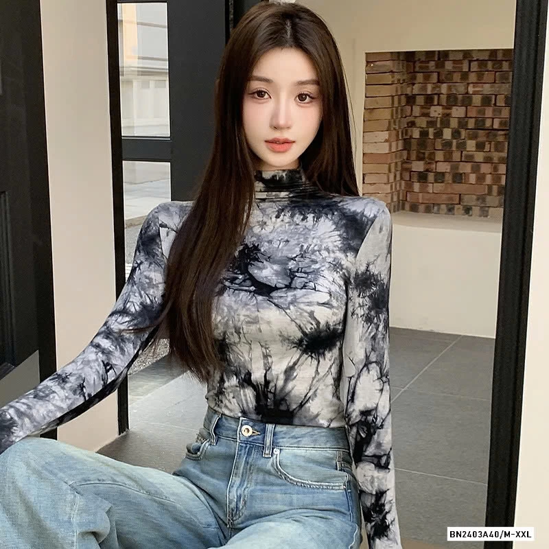 ÁO THUN LOANG CAO CỔ