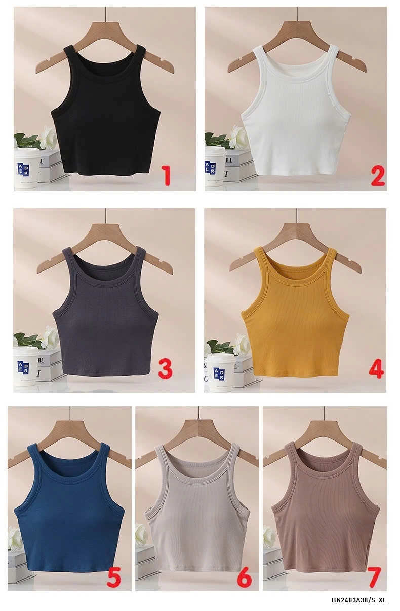 CROPTOP 3 LỖ KÈM BRA