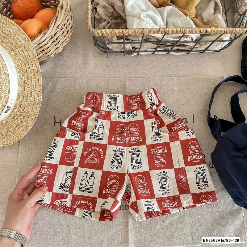 SHORT THÔ FAST FOOD ADBABY