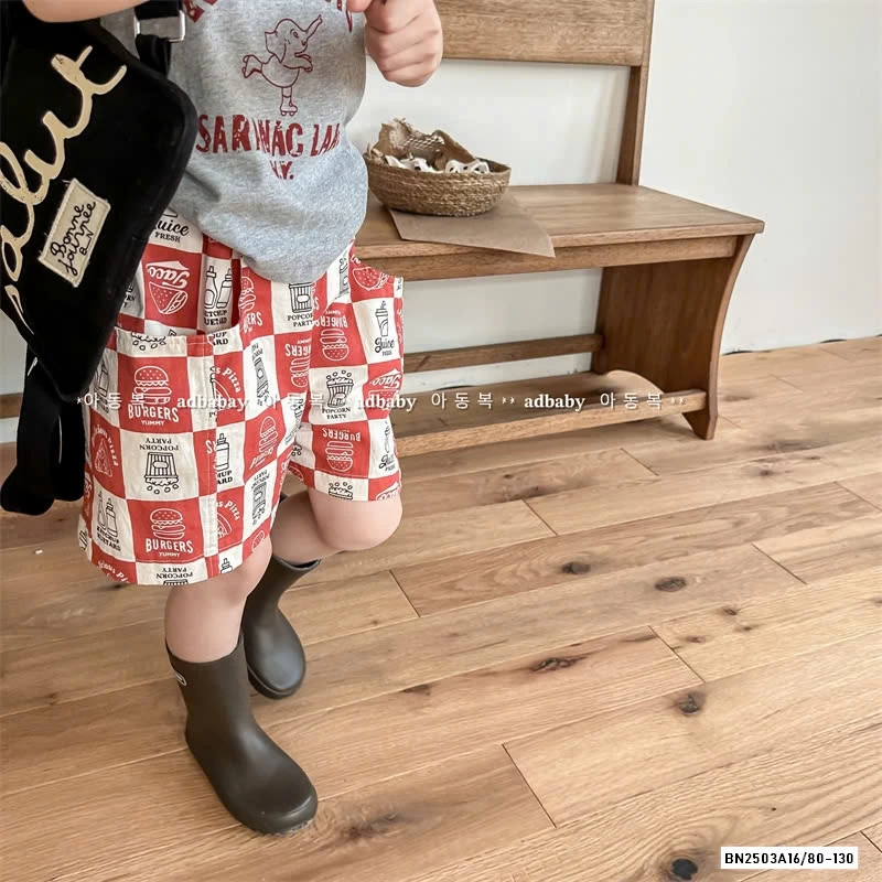 SHORT THÔ FAST FOOD ADBABY