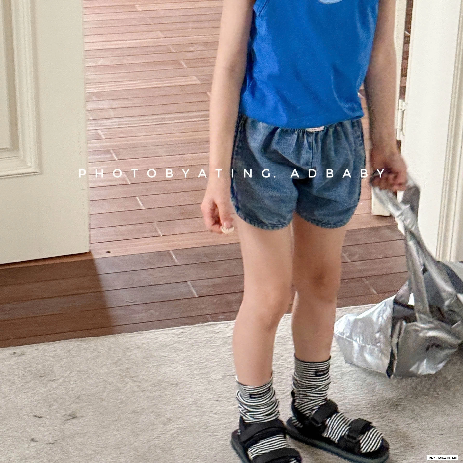 SHORT JEANS VIỀN TRÒN ADBABY
