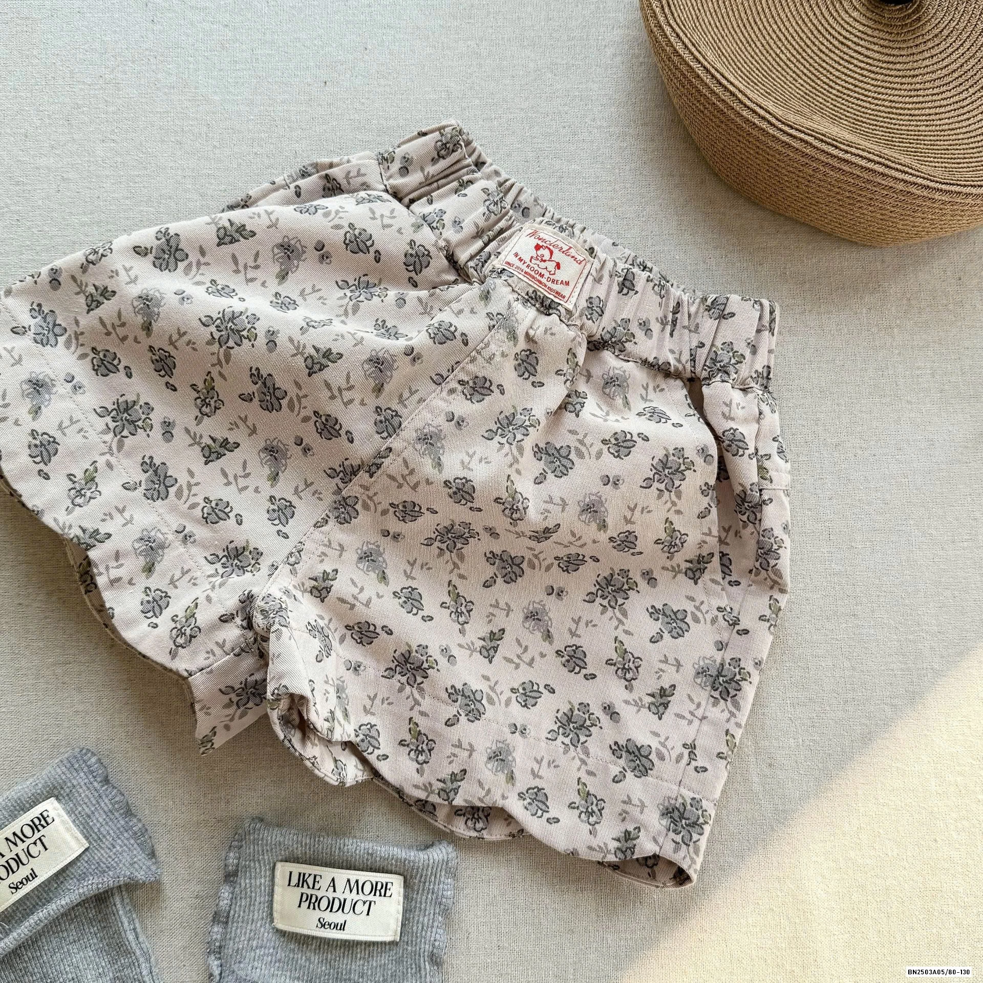 SHORT THÔ VIỀN HOA ADBABY