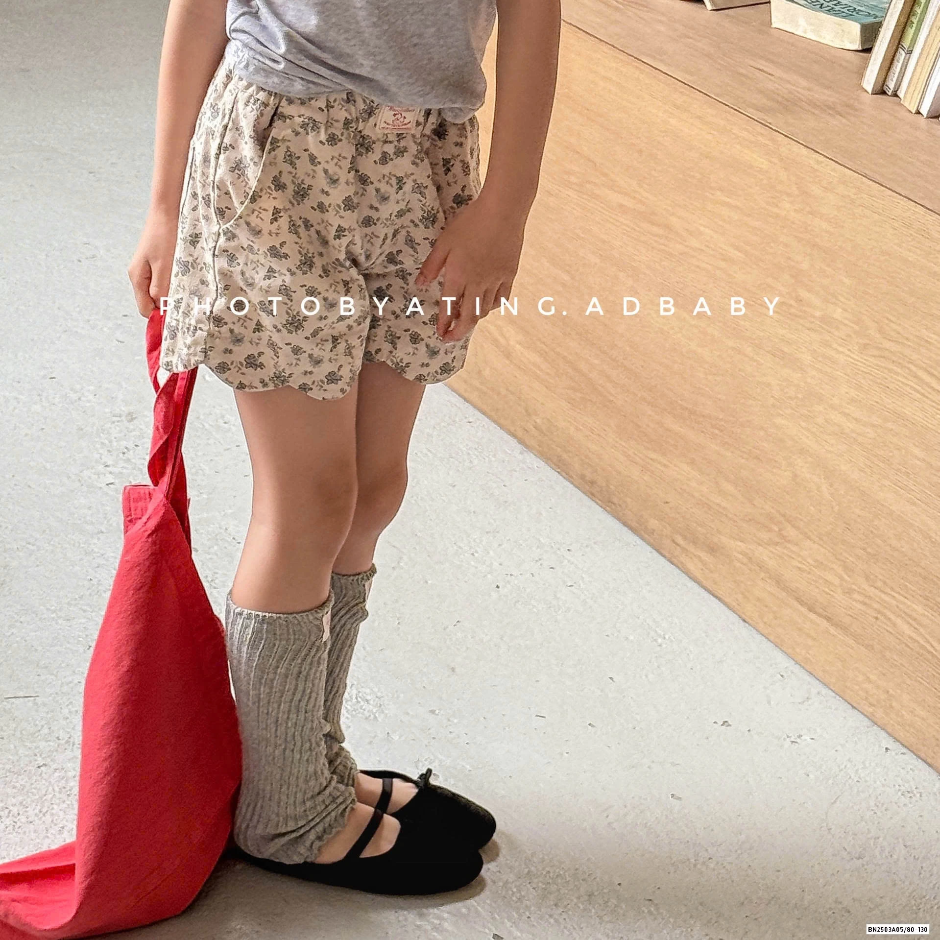 SHORT THÔ VIỀN HOA ADBABY