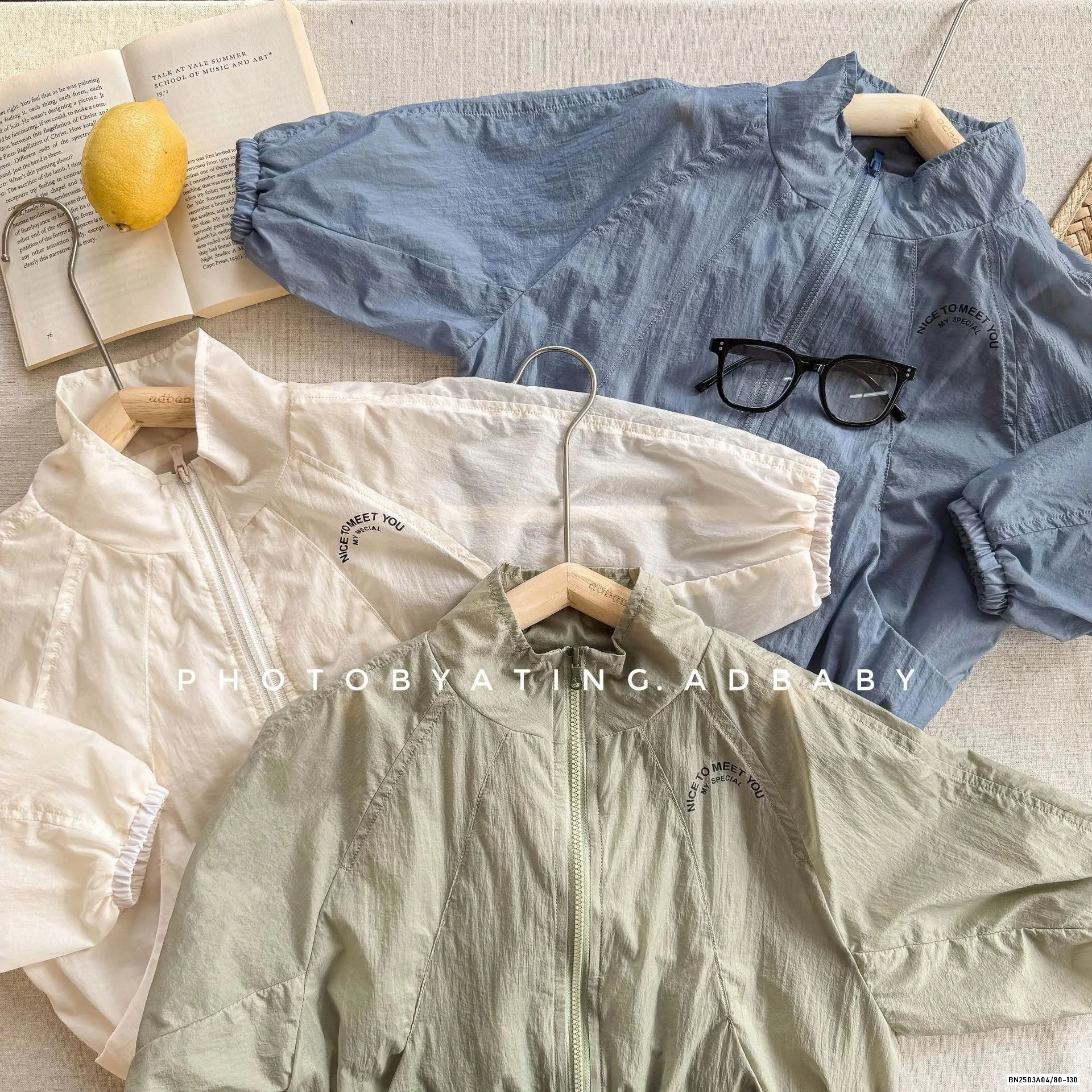 KHOÁC GIÓ MỎNG CHỐNG NẮNG ADBABY