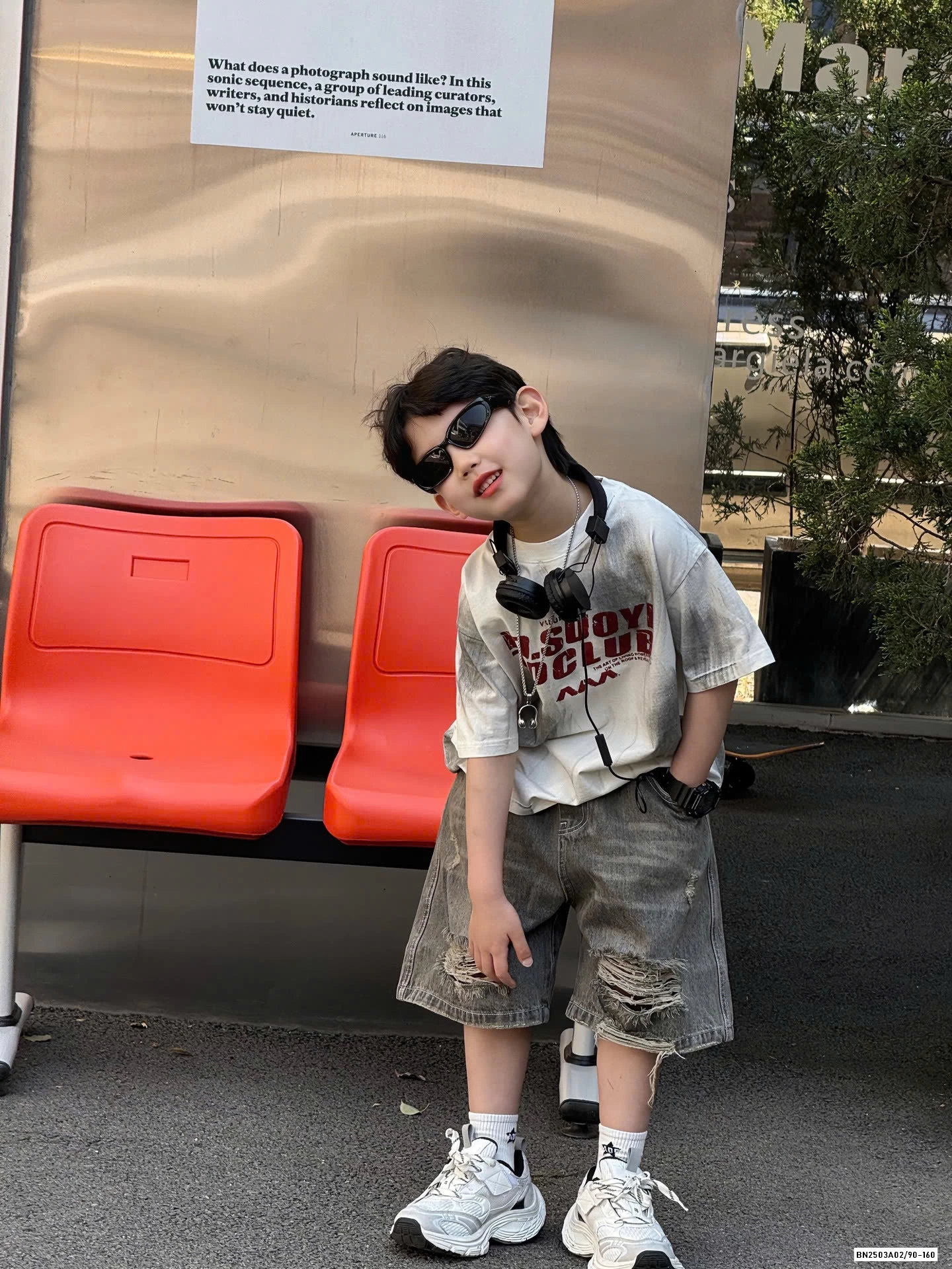 ÁO LOANG MIX SHORT JEANS RÁCH