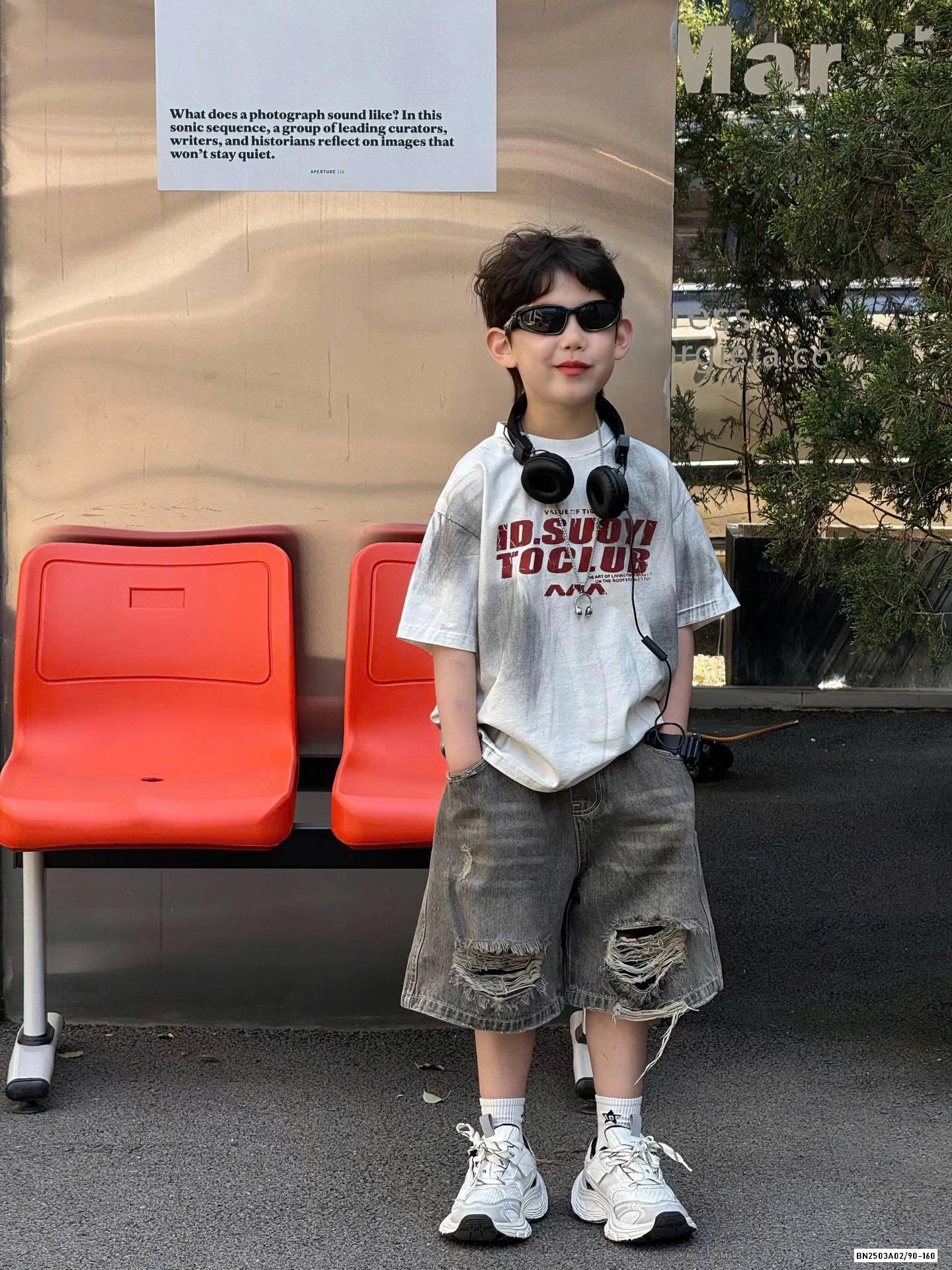 ÁO LOANG MIX SHORT JEANS RÁCH