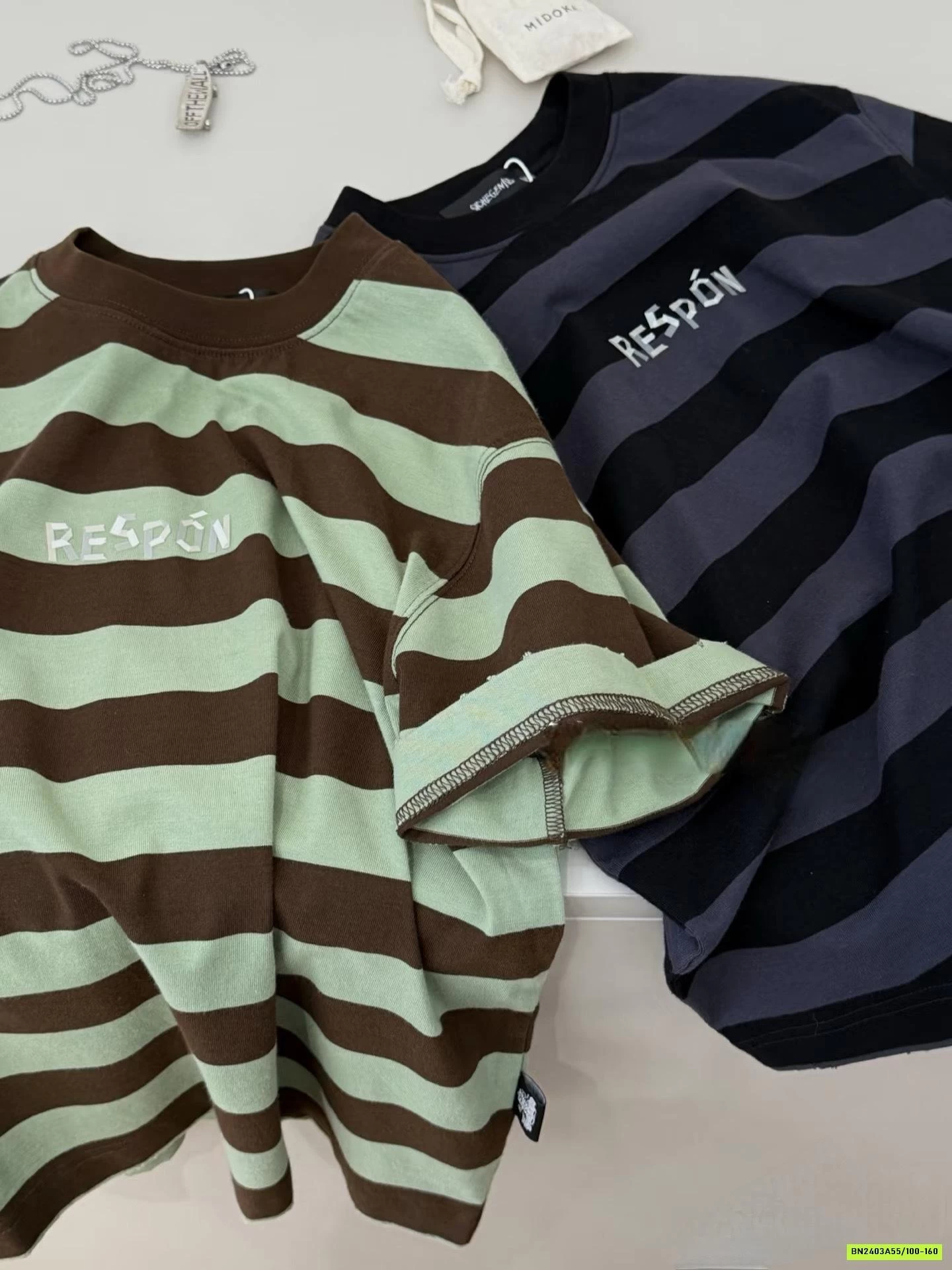 ÁO THUN KẺ PHỐI MÀU