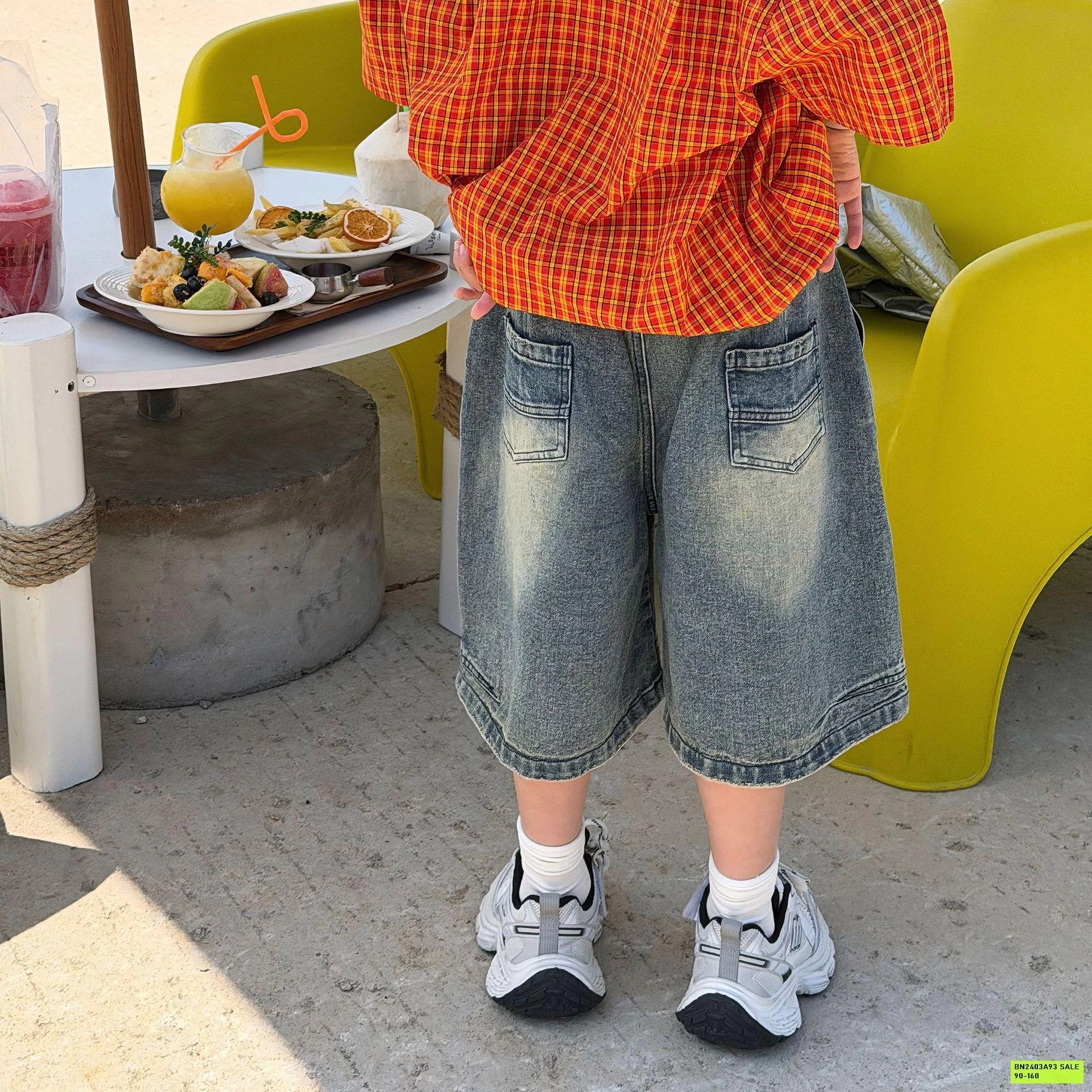 SHORT JEANS XANH CÁ TÍNH FANSHU