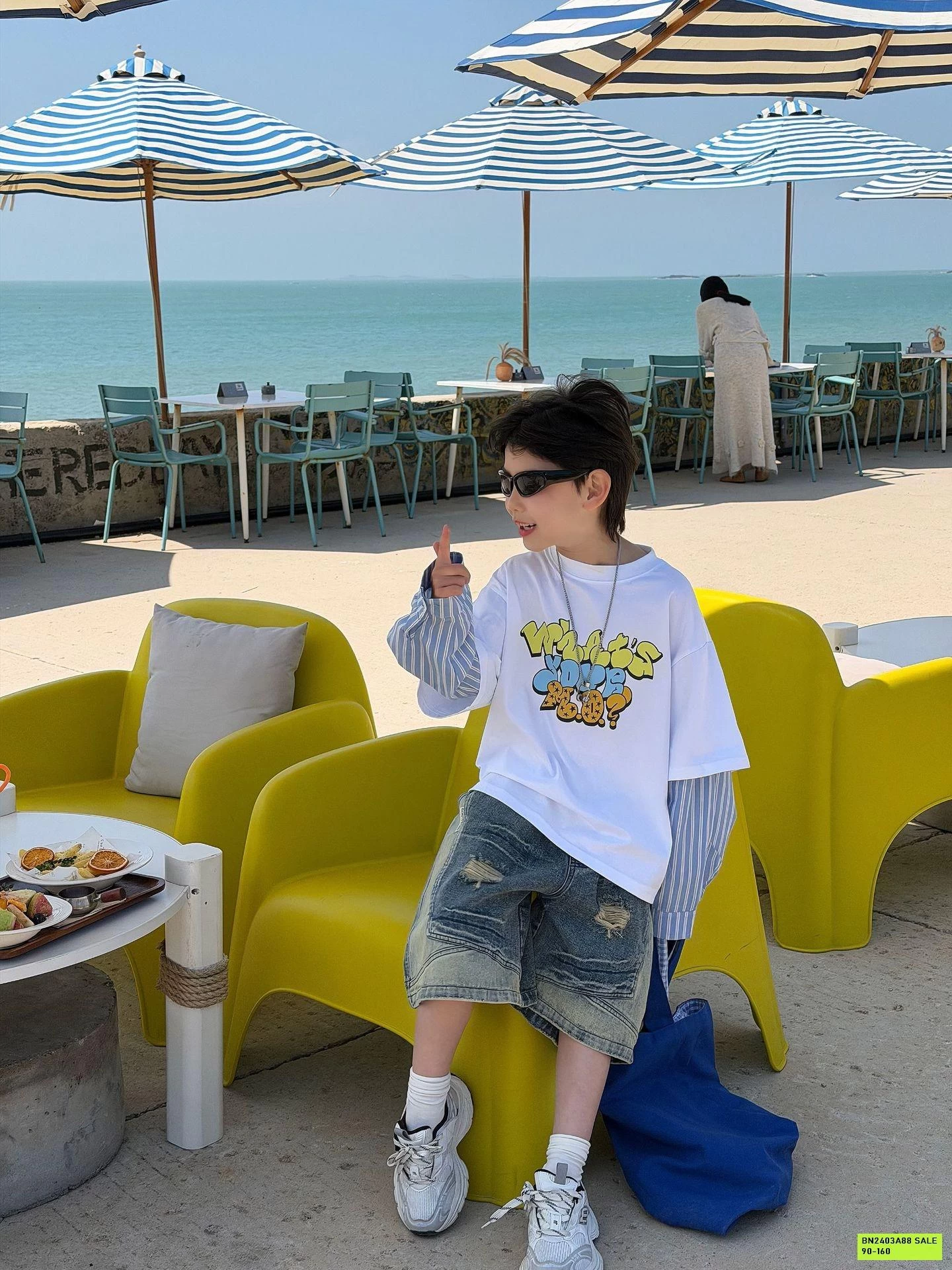 ÁO THUN TAY NỐI SƠ MI GIẢ 2 LỚP FANSHU