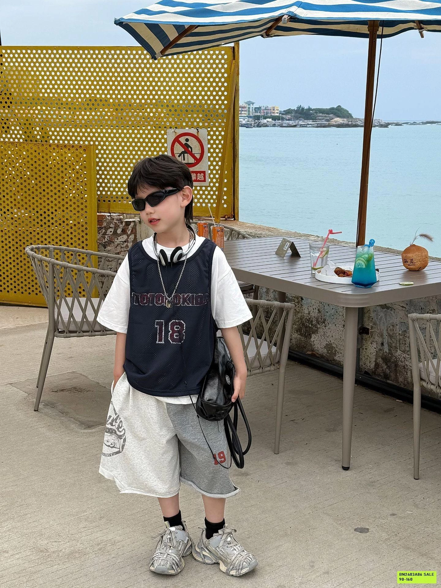 ÁO THUN GIẢ 2 LỚP GILE LƯỚI FANSHU