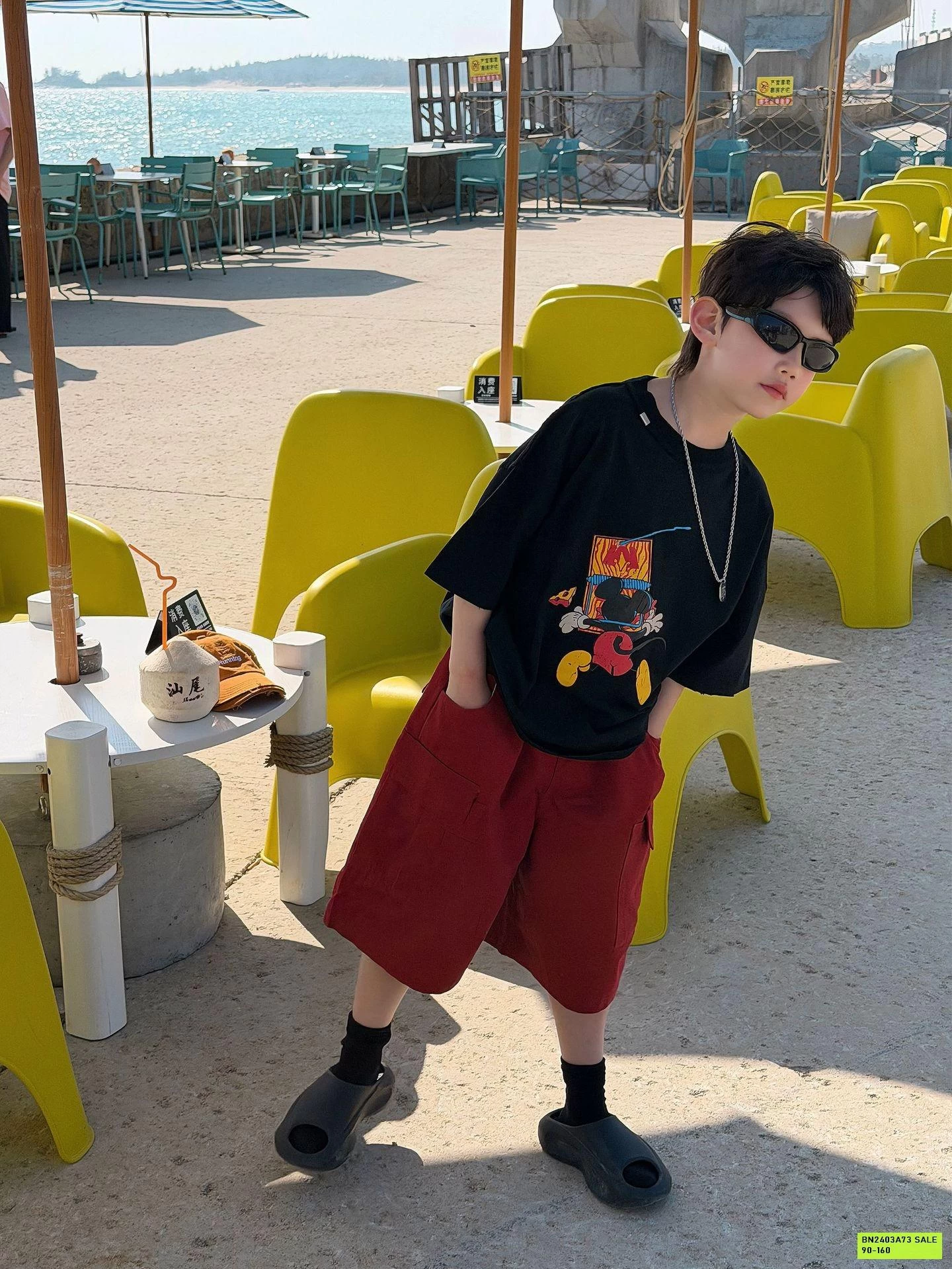 SHORT ĐỎ TÚI HỘP FANSHU