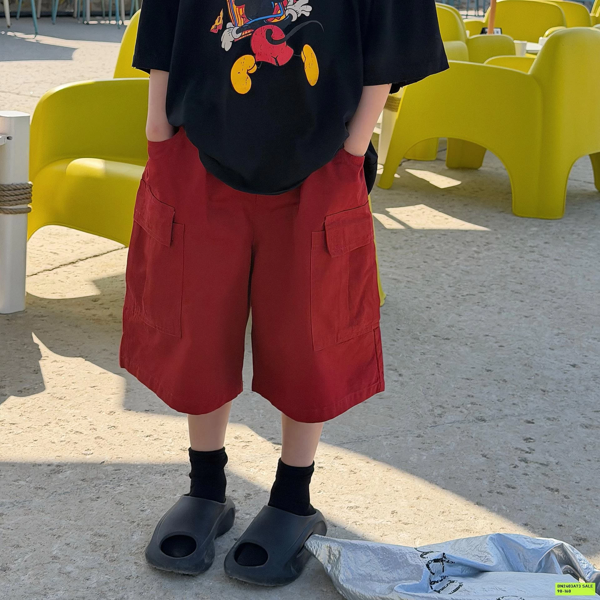 SHORT ĐỎ TÚI HỘP FANSHU