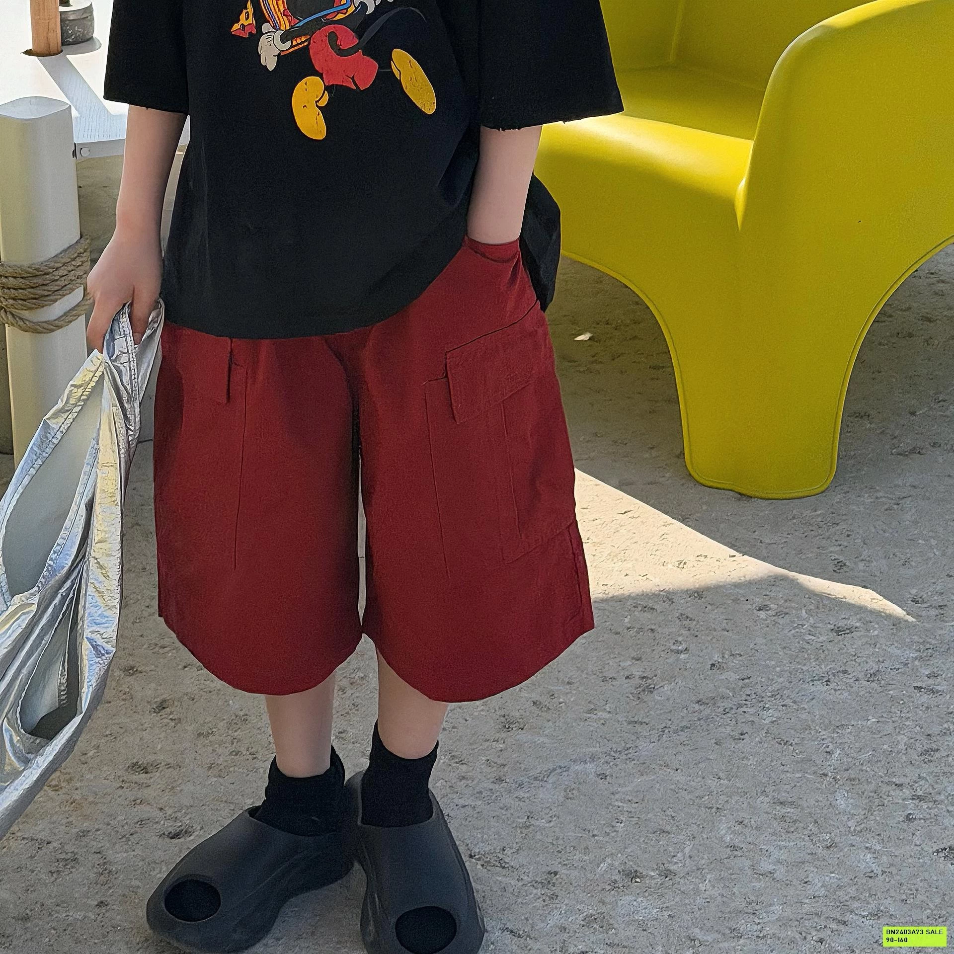 SHORT ĐỎ TÚI HỘP FANSHU