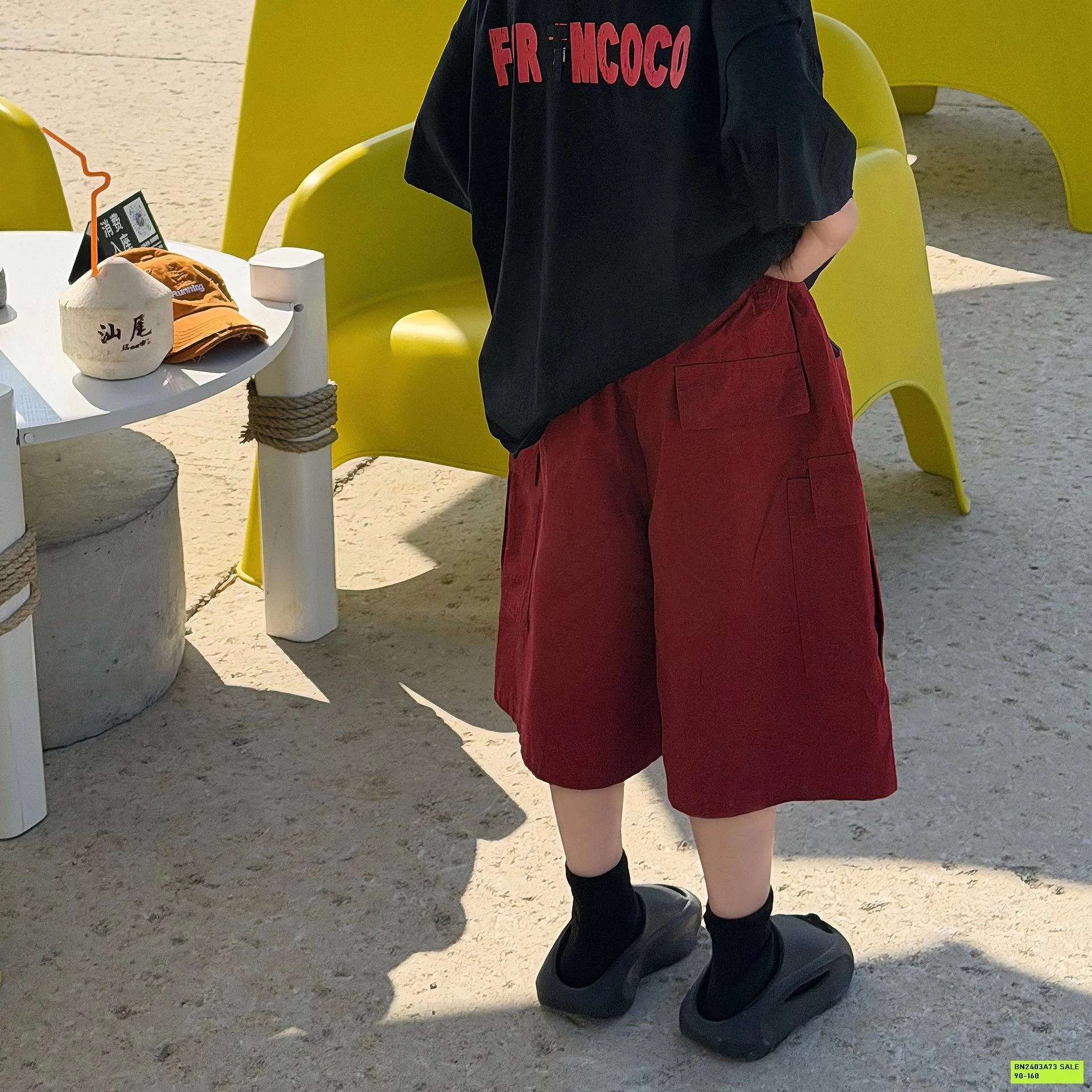 SHORT ĐỎ TÚI HỘP FANSHU