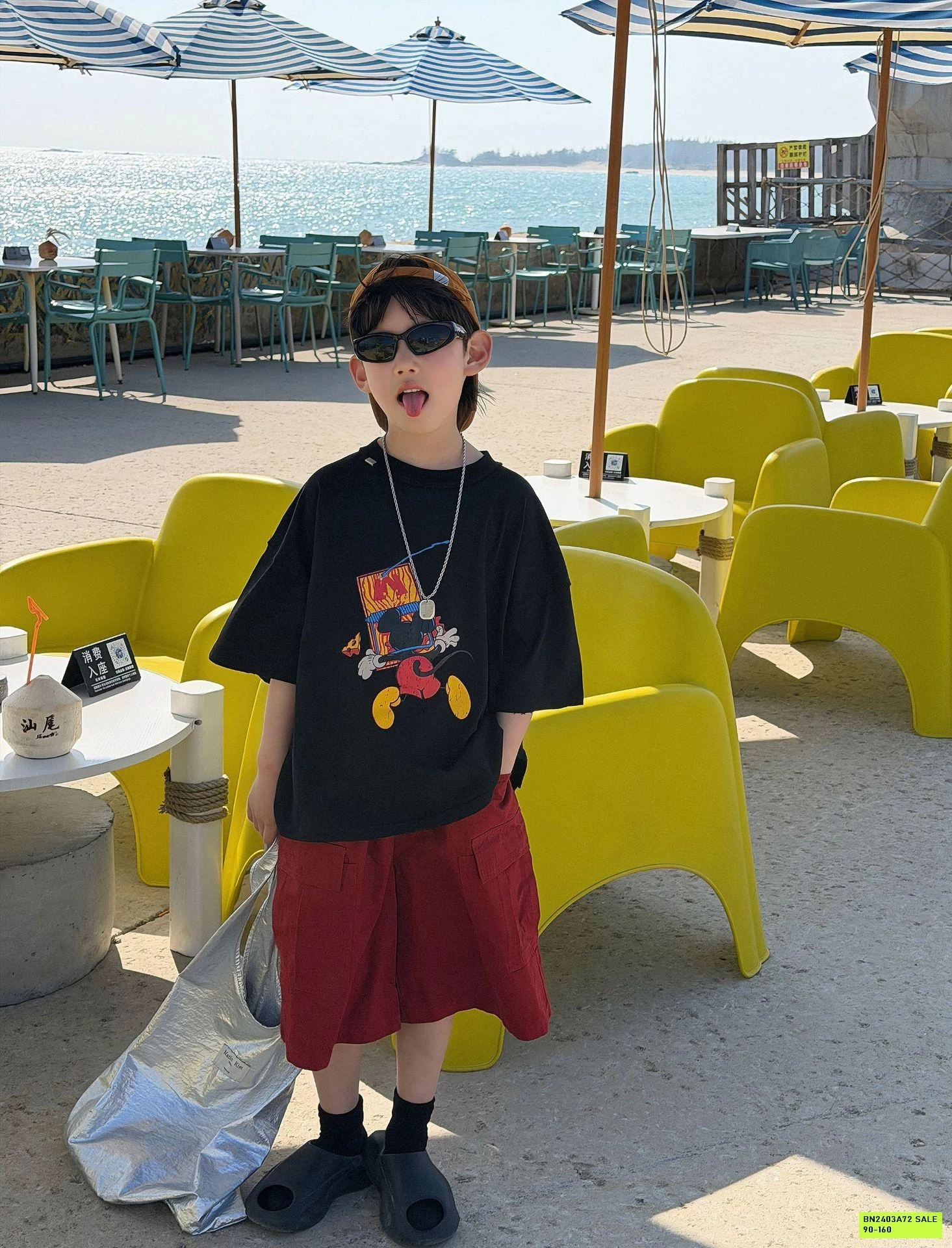 ÁO THUN ĐEN MICKEY FANSHU