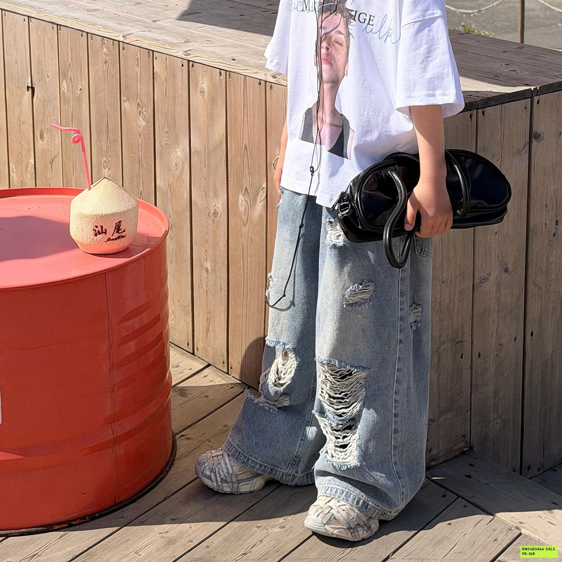 JEANS SUÔNG RÁCH FANSHU