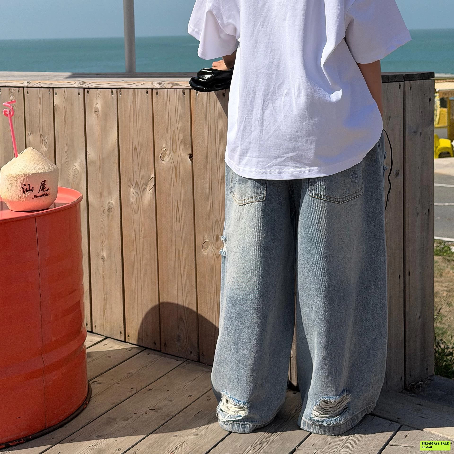 JEANS SUÔNG RÁCH FANSHU