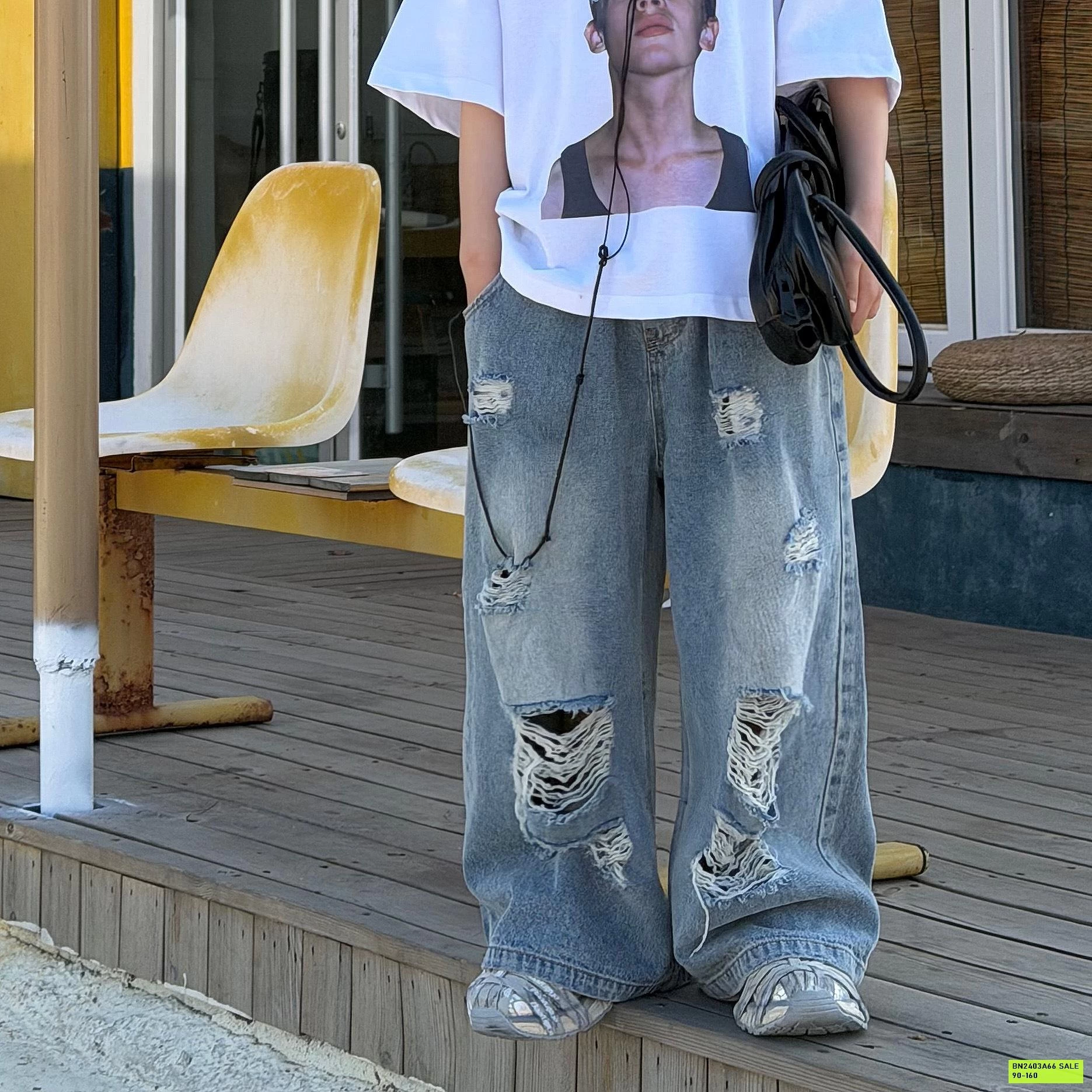 JEANS SUÔNG RÁCH FANSHU