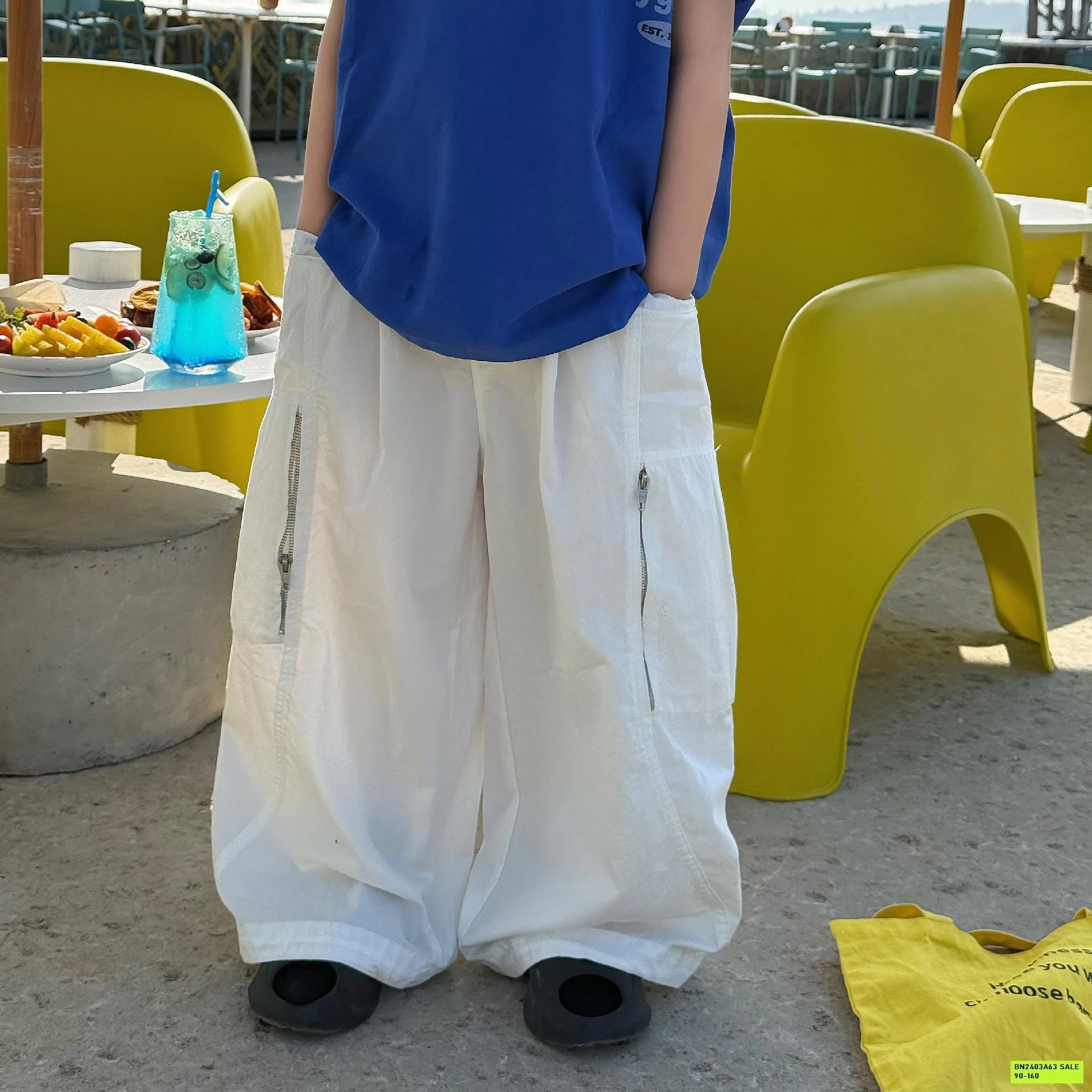 QUẦN GIÓ TENCEL TRẮNG FANSHU