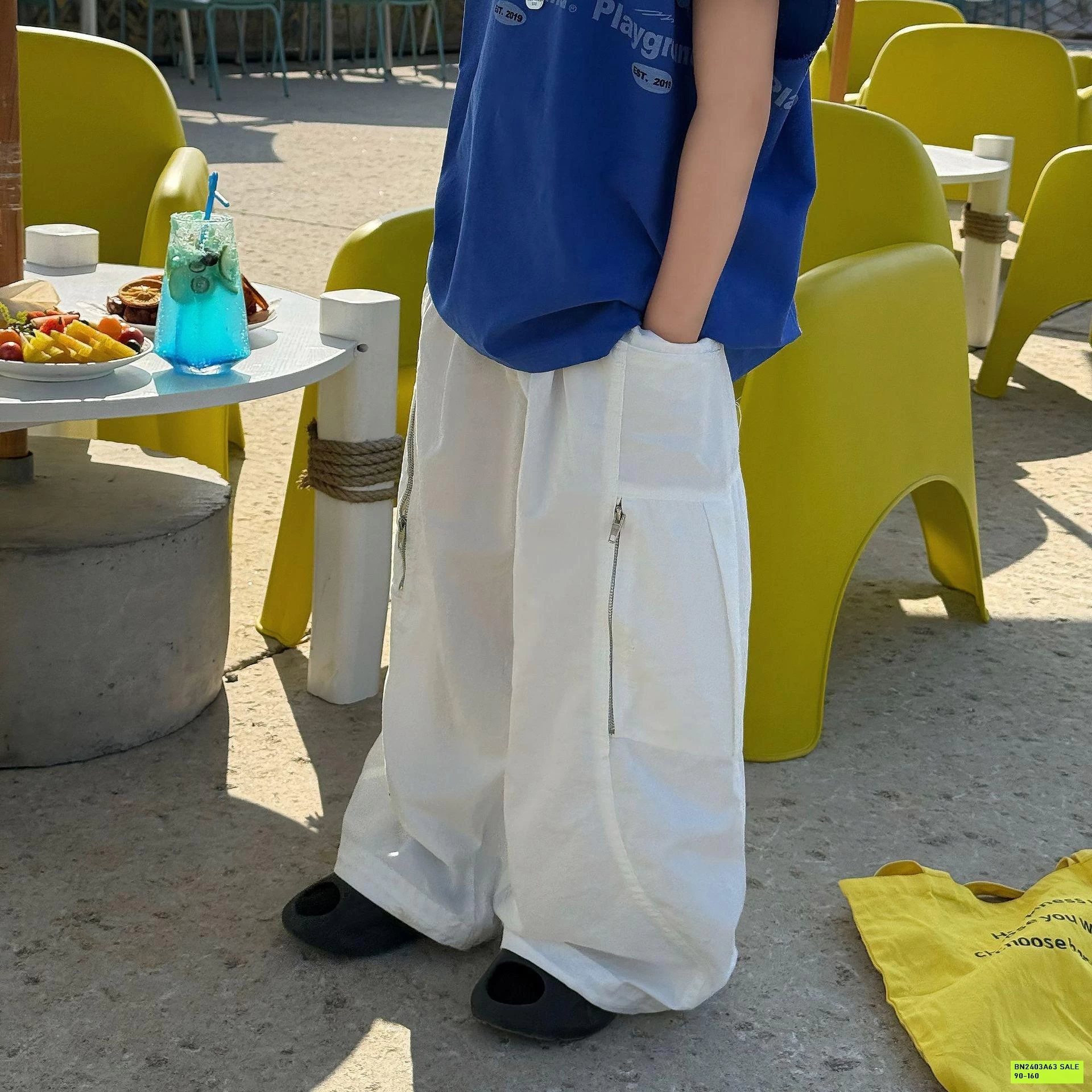 QUẦN GIÓ TENCEL TRẮNG FANSHU