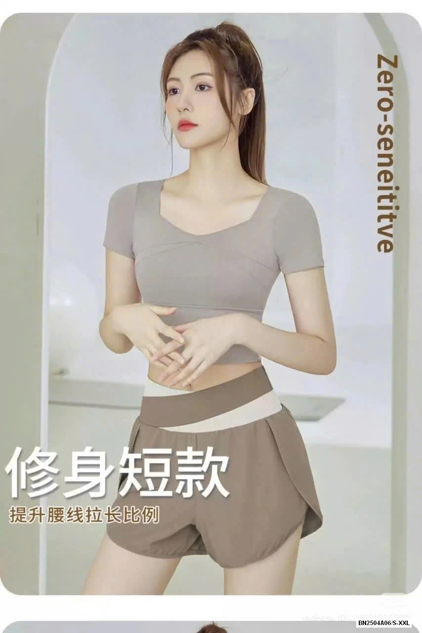 SÉT TẬP THỂ THAO NGẮN TAY