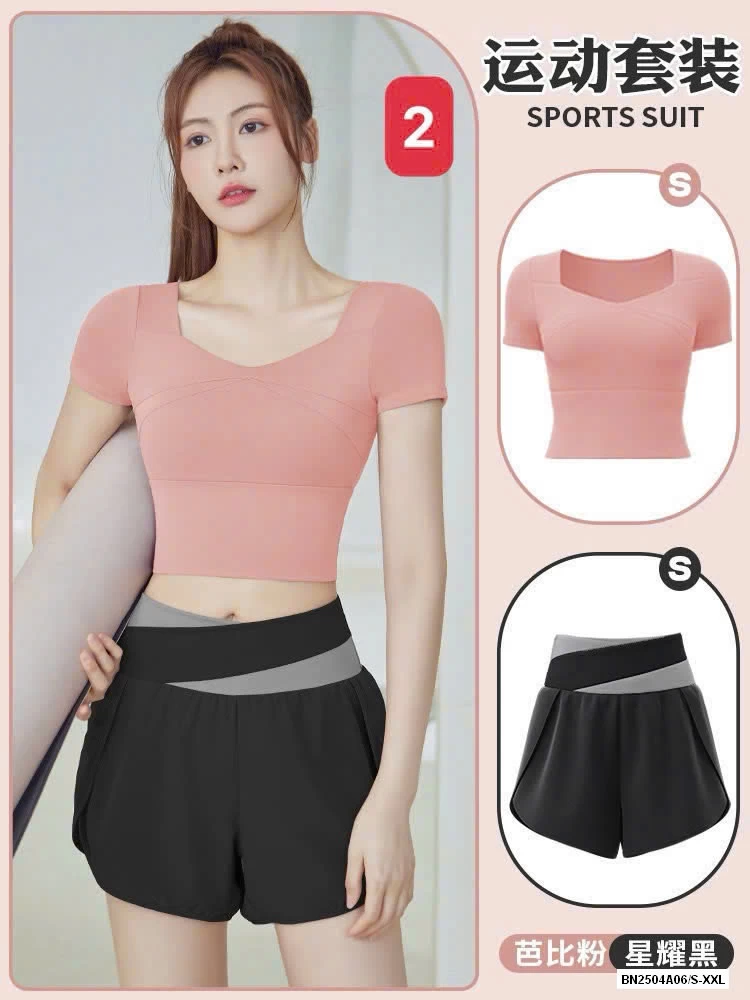 SÉT TẬP THỂ THAO NGẮN TAY