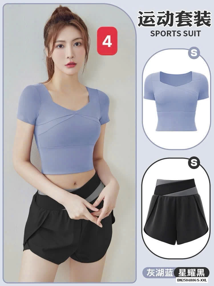 SÉT TẬP THỂ THAO NGẮN TAY