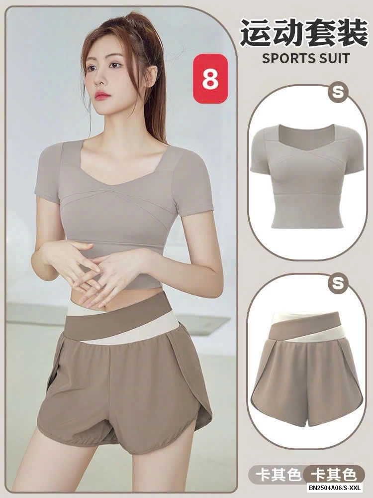 SÉT TẬP THỂ THAO NGẮN TAY