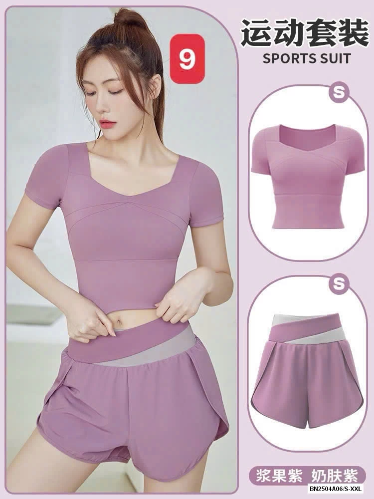 SÉT TẬP THỂ THAO NGẮN TAY