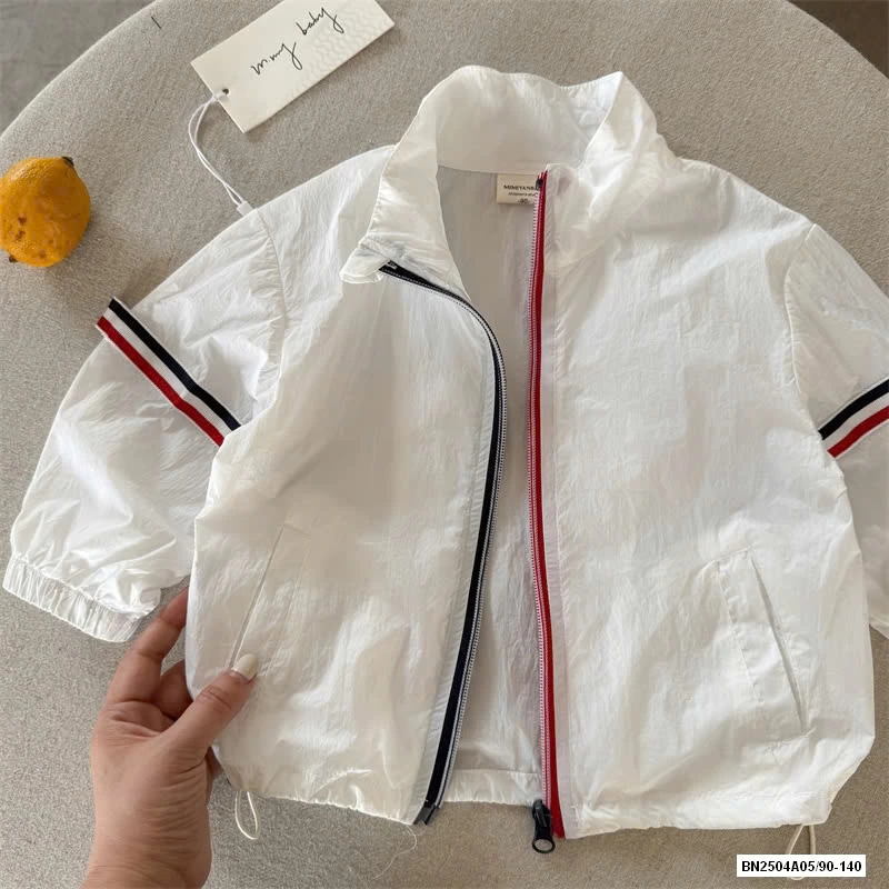 KHOÁC GIÓ MỎNG PHỐI SỌC MMY