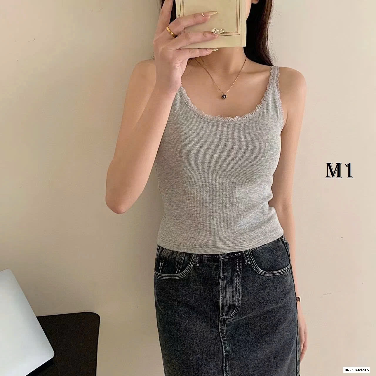 AASO 2 DÂY VIỀN REN KÈM BRA