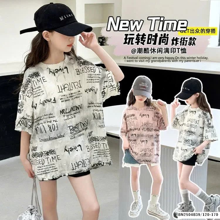 ÁO THUN CÀO RÁCH IN CHỮ CÁ TÍNH