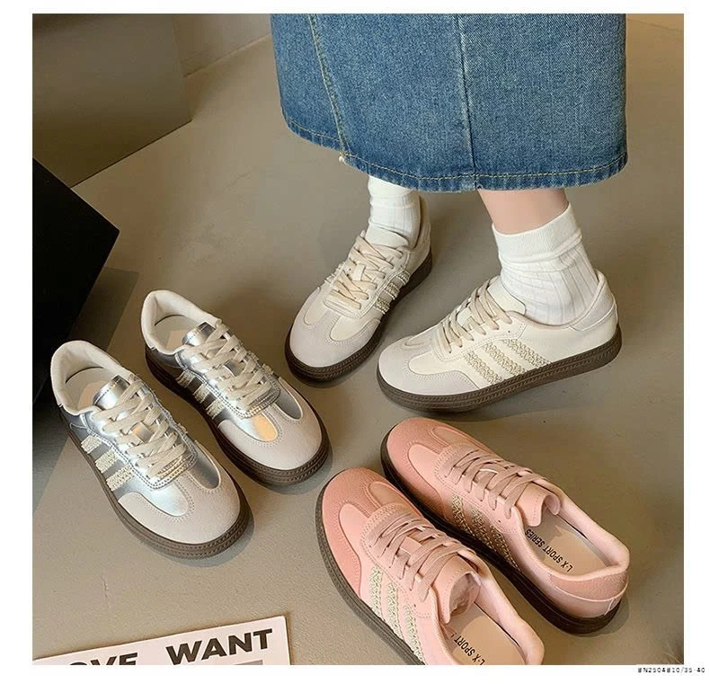 GIÀY THỂ THAO BUỘC DÂY ĐẾ DÀY NỮ